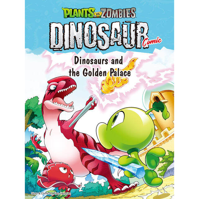Plants VS Zombies 2 (Dinosaur Comic) Dinosaurs and the Golden