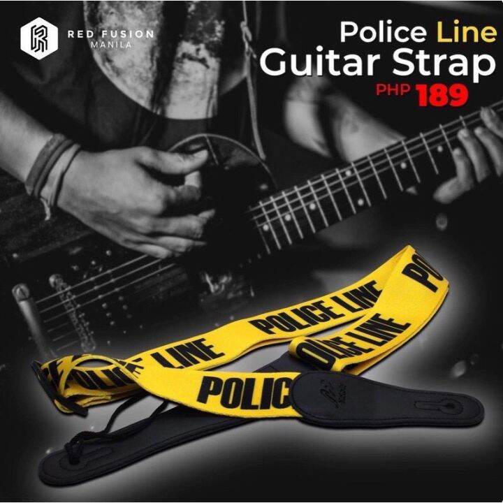 Police Line Guitar Strap Lazada PH