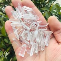 100g New Clear Healing Crystal Stone Quartz Single Natural Clear Column Decoration Pointed Collectables DIY Craft Random Size