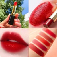 ลิปสติก สีเเดงอิฐ ลิปสติก  ลิปสติกโคลน แบบกันน้ำ Lipstick ลิปโคลน ลิปจูบไม่หลุด ติดทนนาน（เครื่องสำอาง)