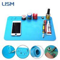 Silicone Soldering ESD Antistatic Insulation Motherboard Electronics Repair Maintenance Working Platform