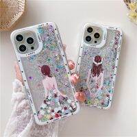 【เคสโทรศัพท์ Qiqi 】เคสโทรศัพท์เคสโทรศัพท์สำหรับหญิงสาวน่ารักการ์ตูนสำหรับ iPhone 13 12 11 Pro Max X XR XS XSMAX 7 8 Plus ปลอกซิลิโคนนิ่มที่สร้างสรรค์ป้องกันการตกแบบใส