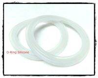 Mkt โอริง ขาว ซิลิโคน ฟูด เกรด O-ring silicone white Food Grade ขนาด 203.2 MM. 1ชิ้น