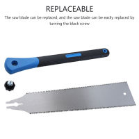 Japanese Style Hand Saw Stainless Steel Pull Saw Double Edge Flush Cut Saw Handheld Trim Saw Woodworking Plastic Cutting Tool