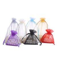 【LZ】❈卍  50ps 7x9CM Colorful Decoration Drawstring Packaging Pouches Bag Small Organza Bags Jewelry For Gift Engagement 19Color Selection