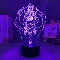 ✤❧ Led Light Ahri Spirit Blossom for Child Bedroom Decor Lighting Kids Birthday Gift Home Decoration Battery Powered 3d Lamp Game