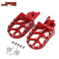 รถจักรยานยนต์ CNC พักเท้า Footpegs เท้าตอกเหยียบสำหรับฮอนด้า CR250 CRF150R CRF250R CRF250X CR125 CRF250L CRF250M