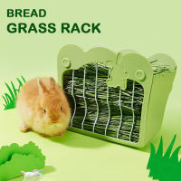 ที่ใส่หญ้าชินชิล่าแบบมัลติฟังก์ชันที่ทำจากฟางกระต่ายกล่องหญ้าอาหารหมูจากหนูตะเภา