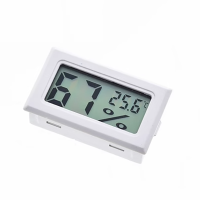 Cuban Ciggar Hygrometer Electronic Digital Thermometer - 2 Colours