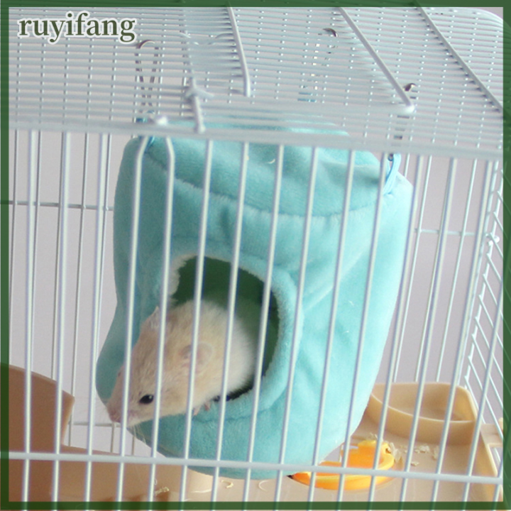 ruyifang-วอร์มแฮมแฮมเปลญวนแขวนเตียงบ้านหนูซีเรียแฮมสเตอร์-parrot-nest-ferret-ของเล่นกระรอกสัตว์เลี้ยง