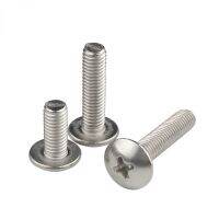 M5 20pc 5mm Large Flat Head Cross Bolt M5 Screw Mushroom Umbrella Head Phillips Bolt L 8 50mm 16mm 20mm 30mm Machine Screw