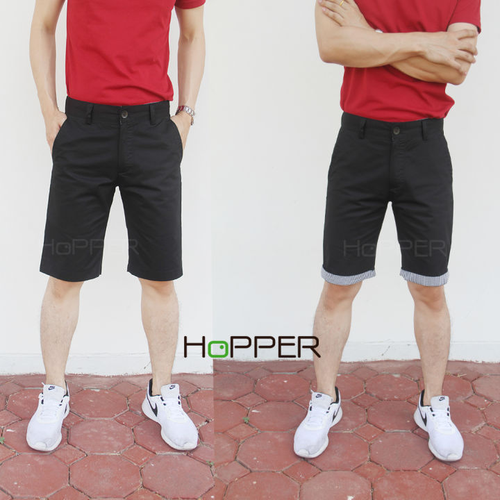 กางเกงขาสั้น-hopper-shorts-cotton-100
