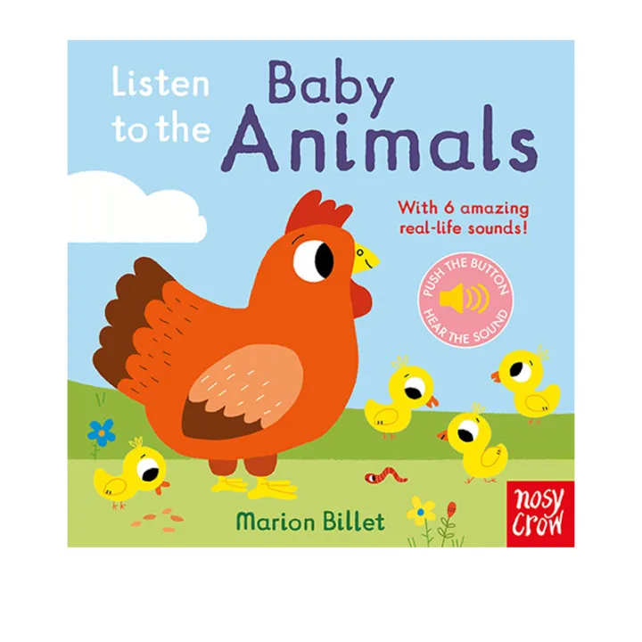 Listen to the baby animals cardboard touch pronunciation Book Children's  English Enlightenment cognition French artist Marion billet big billed bird  | Lazada PH