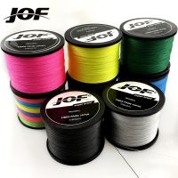 JOF 8 Strands 100M 300M 500M Japan Multifilament 100 PE Braided Fishing Line 18LB to 78LB