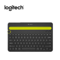 K480 Bluetooth Wireless Keyboard Mouse Set คีย์บอร์ดหลายอุปกรณ์พร้อมช่องใส่ศัพท์สำหรับ Windows Mac OS IOS Android