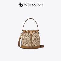 [รูปดาวกับนางแบบ] TORY BURCH Tang พระพุทธรูป Li Bai Qi T โมโนแกรมขนาดกลาง Jacquard กระเป๋าทรงถัง84336