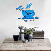 WaterWheel Crystals Stereo Acrylic Wall Clock Stylish Waterproof Clock For House Decoration