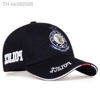 ✠♟ Mode Baseball Cap Outdoor Hoed Toevallige Hoed Hip Hop Verstelbare Unisex Politie Brief Borduurwerk