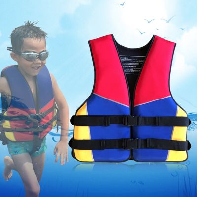 2022 new adult children buoyancy life jacket neoprene swimming rafting fishing surfing safety life jacket water sports equipment  Life Jackets