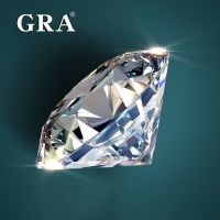 Certified Moissanite Stone GRA Loose Gemstones Engraved With Code D Color VVS1 Round Real Gem 100 Pass Diamond Test Top Selling