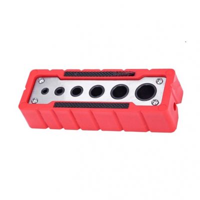 6-In-1 Pocket Punch Locator Puncher Woodworking Tool 2mm-12mm Self-Centering Vertical Drilling Guide Hole Locato