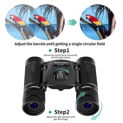 กล้องโทรทรรศน์มีที่ปรับโฟกัสคู่900X2ซูม5แบบพกพาขนาดเล็ก HD 5000เมตรกล้องส่องทางไกลมืออาชีพ BAK4 HD โฟกัสคู่ตั้งแคมป์กลางแจ้ง
