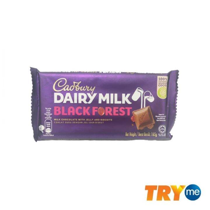 Cadbury Dairy Milk Chocolate Black Forest 165g Lazada