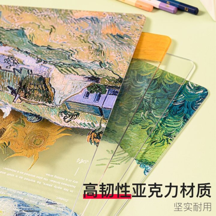 a4-thickened-acrylic-board-clip-transparent-folder-easy-to-carry-students-with-writing-pad-art-students-drawing-board-clip