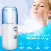 Mini Nano Facial Mist Sprayer USB Rechargeable Moisturizing Nebulizer Face Steamer Humidifier Anti-aging Wrinkle Women Beauty Skin Care Tools