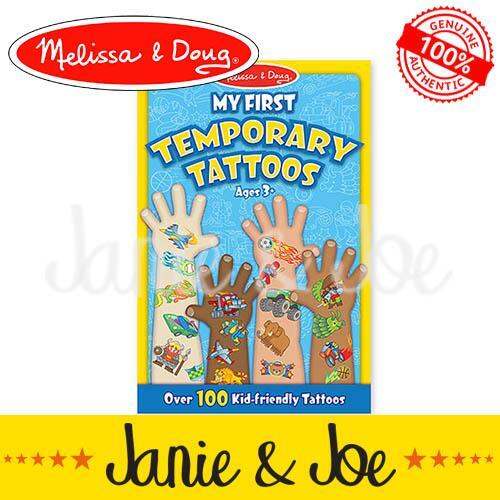 MELISSA & DOUG Temporary Tattoos Blue Age 3+, Arts & Crafts Lazada