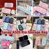 READY STOCK! For Sanag A50S Pro Bone Conduction Headphones Case Interesting Cartoon Melody Rabbit for Sanag A50S Pro Portable Storage Bag Carry Box Pouch