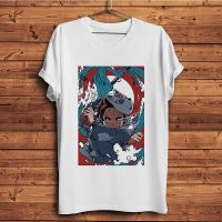 น้ำ Breath Kamado Tanjirou Demon Slayer ตลก Tshirt Men Cal Kimetsu ไม่มี Yaiba มังงะ T เสื้อ Unisex Streetwear Tee