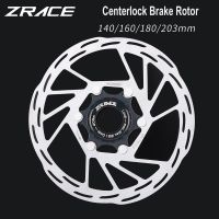 ZRACE Centerlock ดิสก์ตัวกระจายความร้อน MTB จักรยานเสือหมอบตัวล็อคตรงกลางล้อจักรยาน140/160/180/ 203Mm ตัวล็อคตรงกลางล้อจักรยานดิสก์เบรคโรเตอร์