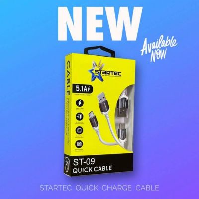 สายชาร์จ แบบซุปเปอร์ USB STARTEC 5.1A iPhone Micro Type-C ชาร์จเร็ว ชาร์จแรง แข็งแรง ทนทาน