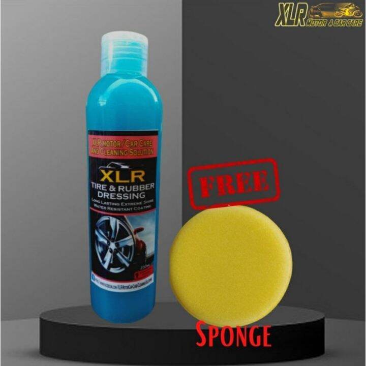 XLRTire Black 250ml FREE Sponge!! Lazada PH