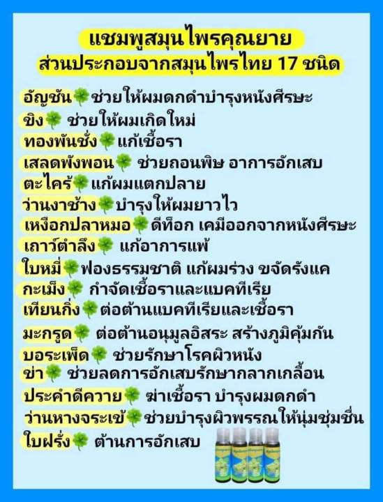 แชมพูสมุนไพรคุณยาย-แชมพูลดผมร่วงบาง-ศรีษะมัน-แก้ปัญหาผมบางหัวล้าน-1-ขวด-250-มล