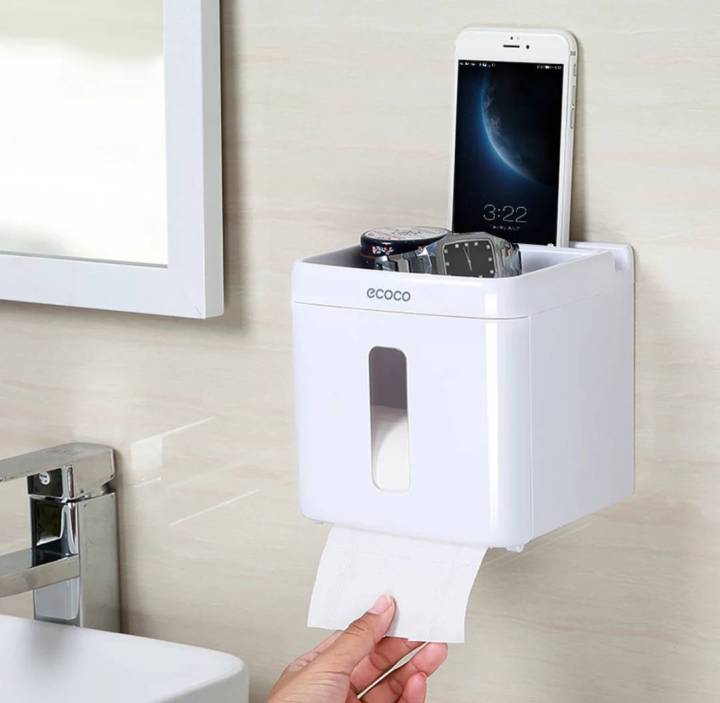 ง่ายห้องน้ำอุปกรณ์ห้องน้ำผู้ถือกระดาษสีขาวห้องน้ำ-closestool-ห้องน้ำกระดาษ-dispenser-กล่องใส่ทิชชู-นานาชาติ