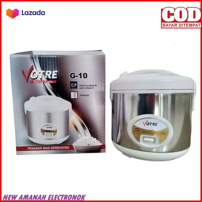 RICE COOKER MINI 1,2 LITER VOTRE G10 MINI STAINLESS SNI Lazada Indonesia