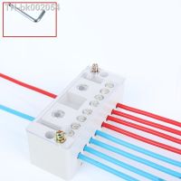 ◑❃☬ 220V Two-in-eight-out Junction Box Splitter Terminal Block Flame-retardant Plastic Wire Connector Electrical Accessories