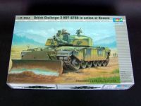 พลาสติก โมเดล ประกอบ  trumpeter สเกล1/35 Challenger 2 KFOR in action at Kosovo TP-00345