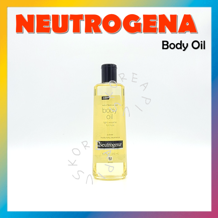 [NEUTROGENA] Body Oil 250ml Lazada