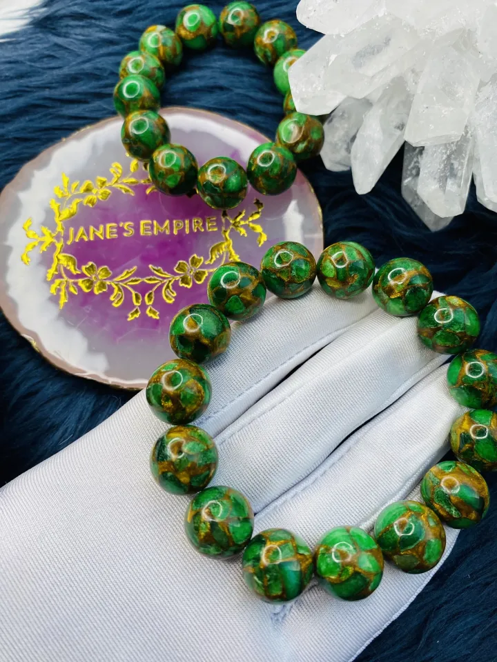 Share more than 90 emerald green crystal bracelet super hot - POPPY