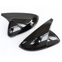 2 pcs Side Wing Mirror Cover Caps Bright Black RearView Mirror Case Cover for VW Golf 7 MK7 7.5 GTD R GTI Touran L E-GOLF