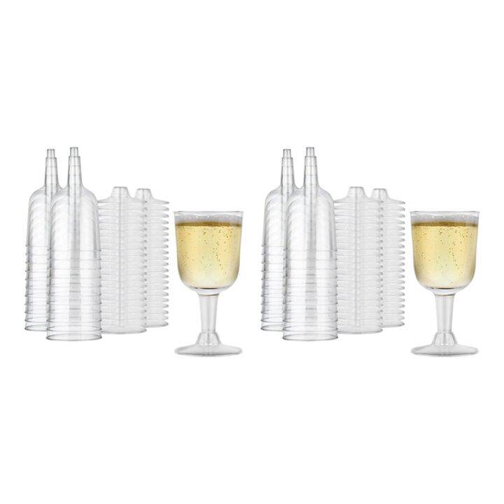 Clear Plastic Wine Glass Recyclable Shatterproof Wine Goblet