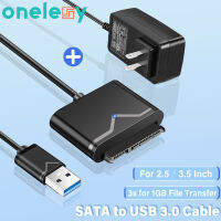 Onelesy SATA เพื่อแปลง USB 2.53.5นิ้ว Hddssd ฮาร์ดไดรฟ์ USB สาย SATA ภายนอก USB 3.0เพื่อ SATA อะแดปเตอร์ UASP SATA สาย