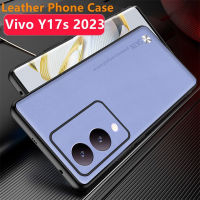 ซิลิโคนเคลือบหรูหราสำหรับ Vivo Y17S Y17 S VivoY17S 5G 2023เคสโทรศัพท์ปลอกอ่อนทรงสี่เหลี่ยมแฟชั่นเรียบเคสกันกระแทกปกป้องฝาหลัง