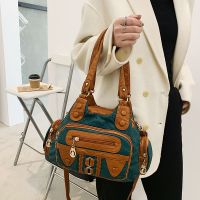 【hot seller】 Soft leather texture for women 2023 new shoulder crossbody middle-aged ladies retro portable casual