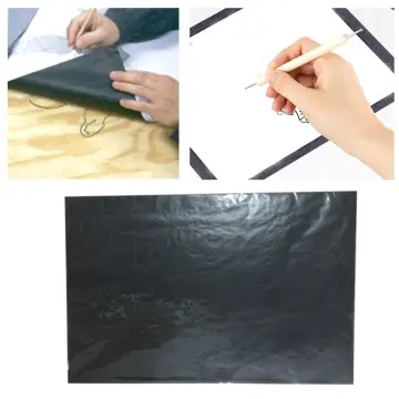 25Pcs 33 x 23cm Black Graphite Carbon Transfer Tracing Paper Art