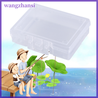 Wangzhansi กล่องเหยื่อล่อปลาพลาสติกใสแข็งแรงทนทานสูงมัลติฟังก์ชัน