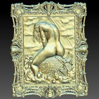 【▼Hot Sales▼】 natuidao13965 Relief โมเดล3d Stl สำหรับเราเตอร์ Cnc การแกะสลักเครื่องพิมพ์3d Artcam Aspire -Naked Beautiful Woman